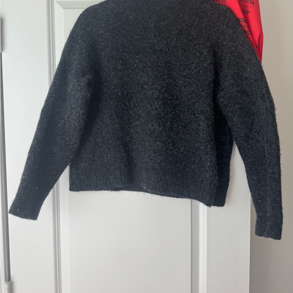 Banana Republic Charcoal Women's Mockneck Sweater